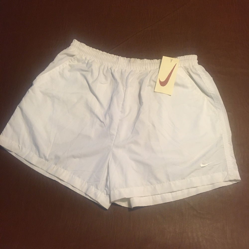 NWT 90s Nike Running Shorts White XL